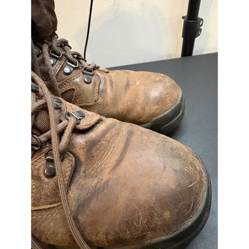 Wolverine Mens W08395 Waterproof Thinsulate Ultra Leather Work Boots Brown 10.5M